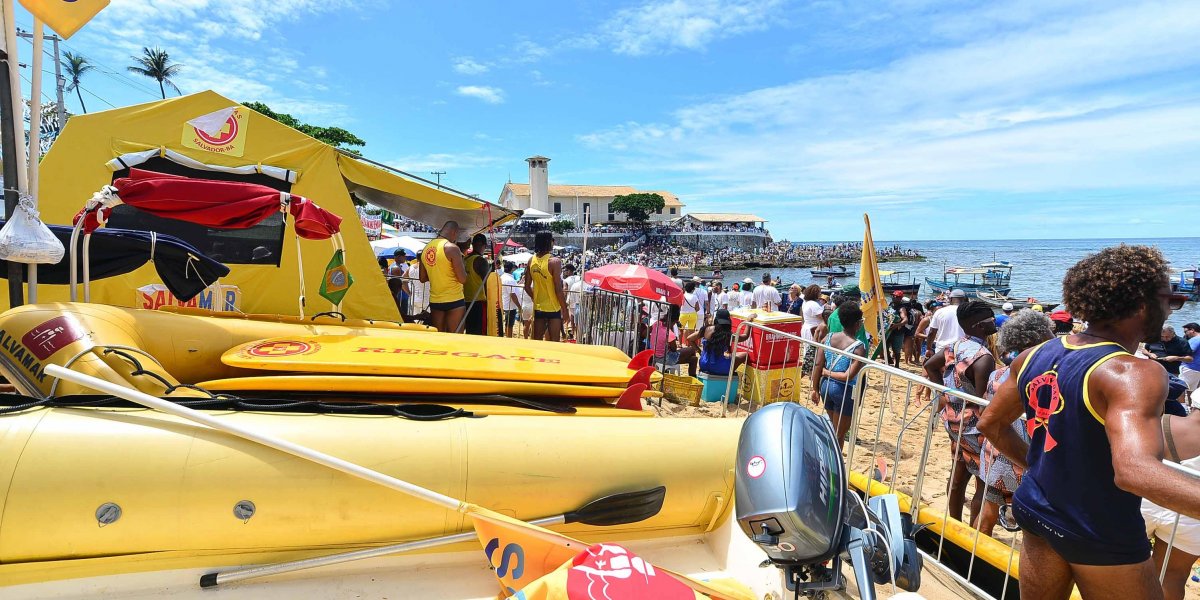 Salvamar terá posto de salva-vidas na Festa de Iemanjá