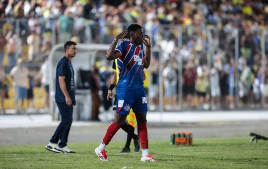 Com gol no Baianão, Ruan Pablo se torna o jogador mais jovem a marcar pelo Bahia