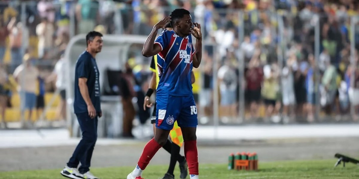 Com gol no Baianão, Ruan Pablo se torna o jogador mais jovem a marcar pelo Bahia