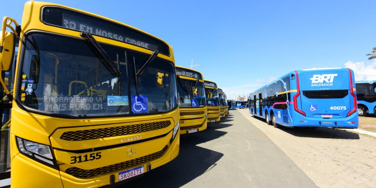 Prefeitura de Salvador anuncia chegada de 40 novos ônibus para reforçar a frota da cidade