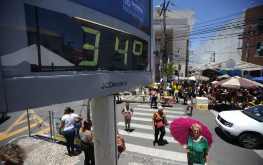 Salvador registra a maior temperatura da Bahia