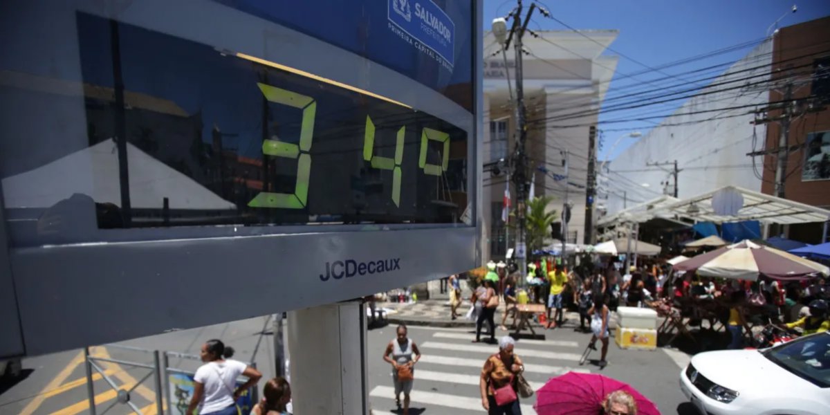 Salvador registra a maior temperatura da Bahia