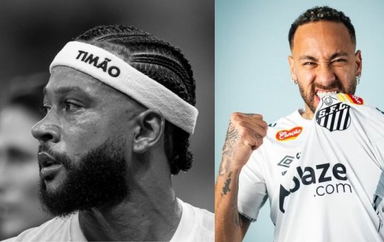 Craque do Corinthians faz homenagem à volta de Neymar Jr. 