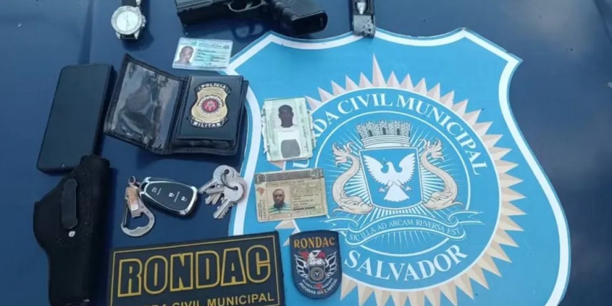 Jovem de 21 anos é preso ao se passar por policial militar na Fonte Nova