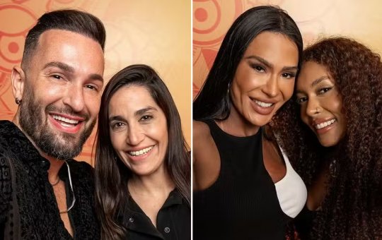 BBB 25: Gracyanne, Giovanna, Diego e Dani Hypólito formam o terceiro Paredão
