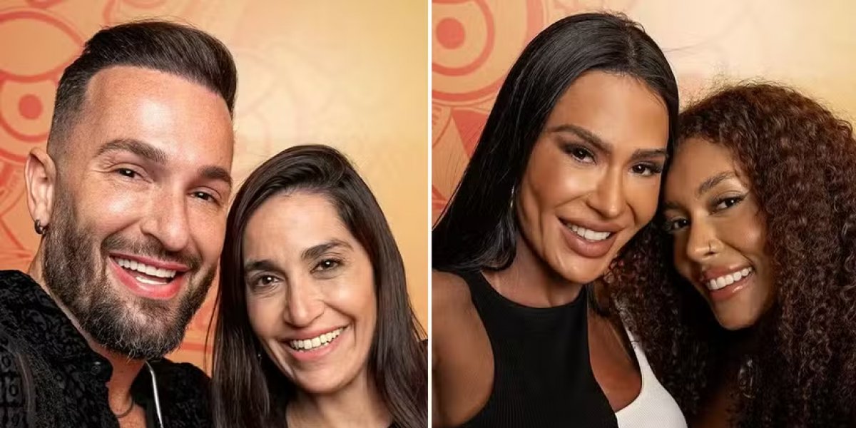 BBB 25: Gracyanne, Giovanna, Diego e Dani Hypólito formam o terceiro Paredão