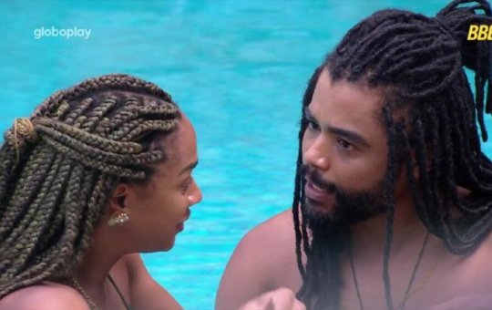 BBB25: Aline e Diogo discutem após indicação ao Paredão