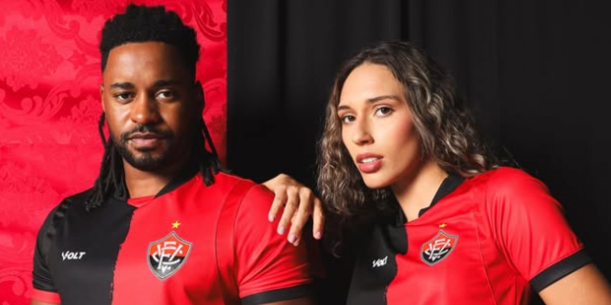 Vitória lança nova camisa para a Copa do Nordeste e deve estrear uniforme esta terça-feira (4)
