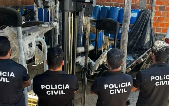 Polícia Civil desarticula depósito clandestino com bens avaliados em R$ 1 milhão no sudoeste do estado