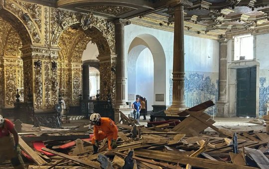 Arquidiocese de São Salvador da Bahia manifesta solidariedade após desabamento da Igreja de São Francisco de Assis