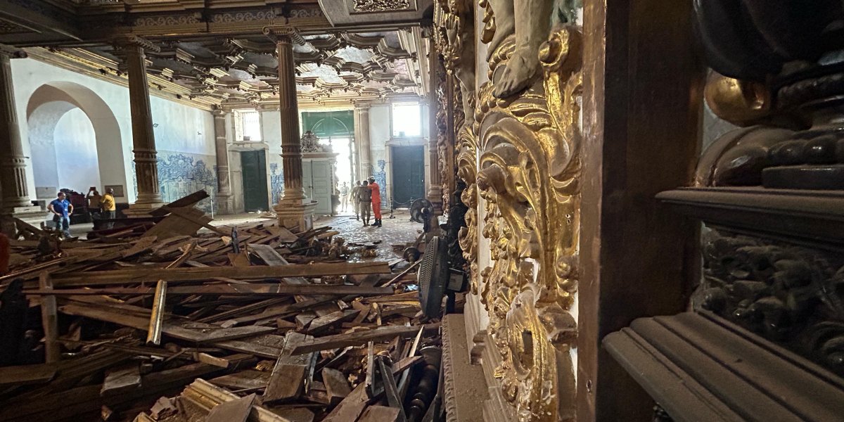 MPF solicita ações urgentes após desabamento na Igreja de São Francisco de Assis