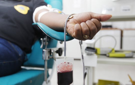 Polícia Militar promove campanha de doação de sangue em parceria com o Hemoba