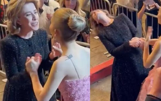 Vídeo: Fernanda Torres e Ariana protagonizam momento em festival de cinema