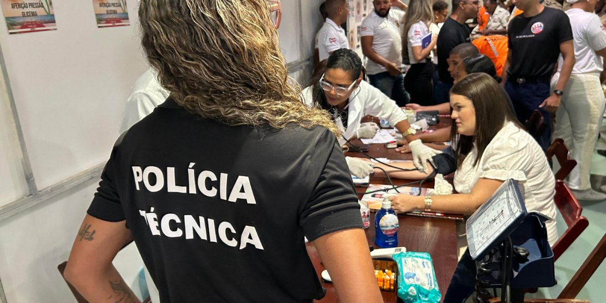 Caravana oferece serviços de saúde preventiva para policiais e bombeiros que atuarão no Carnaval 2025