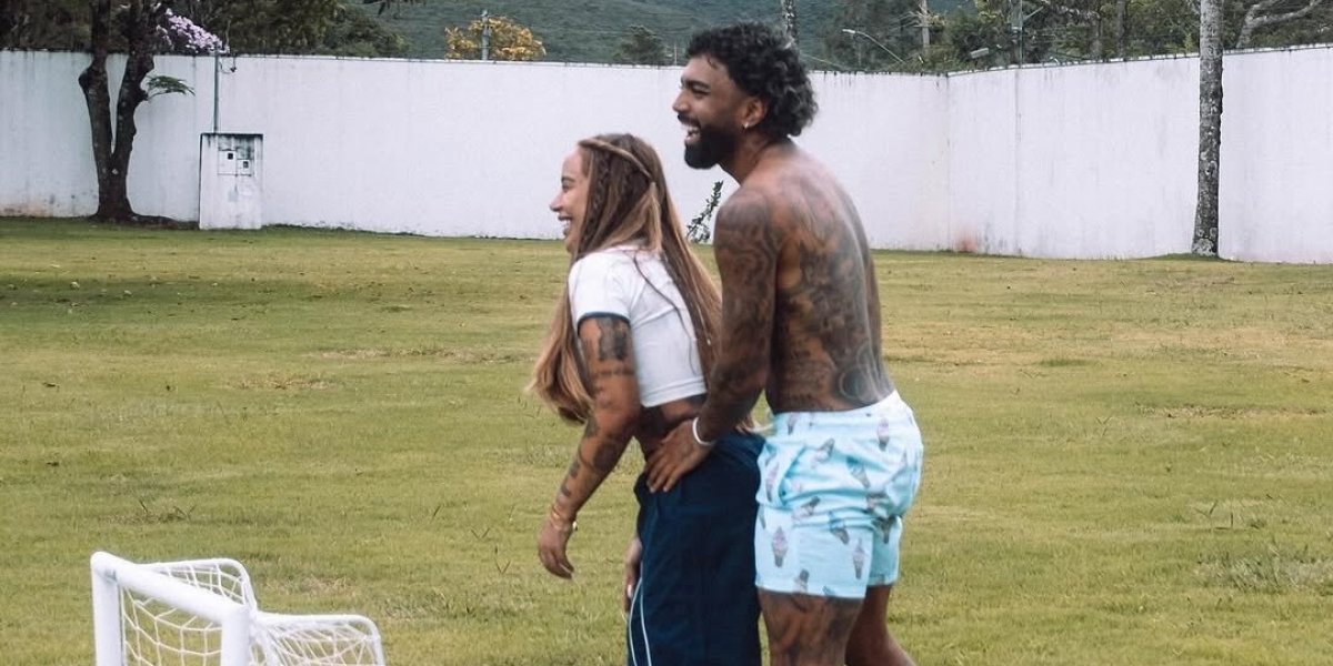 Gabigol compartilha momentos românticos com Rafaella Santos em novas fotos