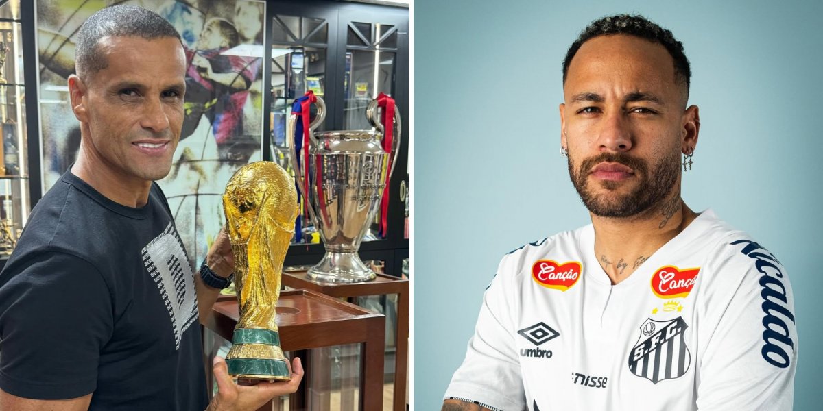 Após polêmica, Rivaldo afirma que Neymar “fez a escolha certa” ao retornar para o Santos