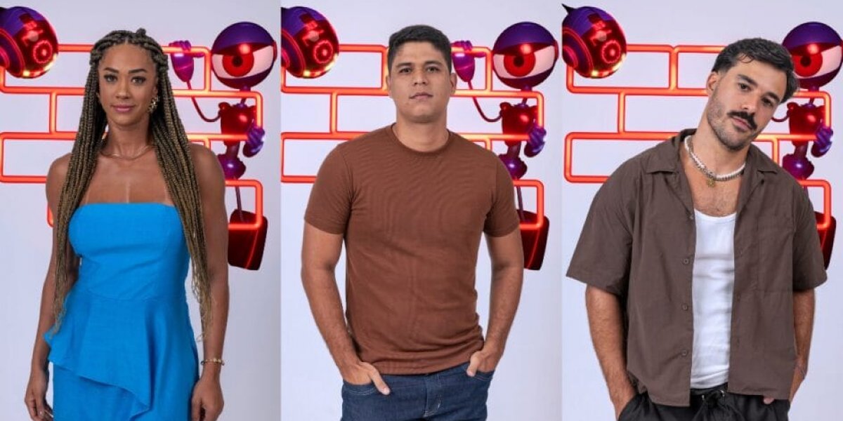 BBB 25: Aline, Guilherme e Mateus enfrentam o quinto paredão