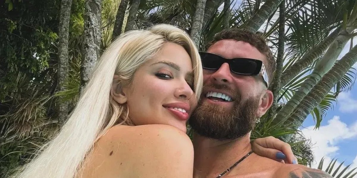 Mesmo após polêmicas, Karoline Lima posta foto com filhos de Léo pereira; confira