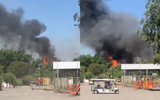 Incêndio atinge cidade cenográfica de próxima novela das 19h da Globo