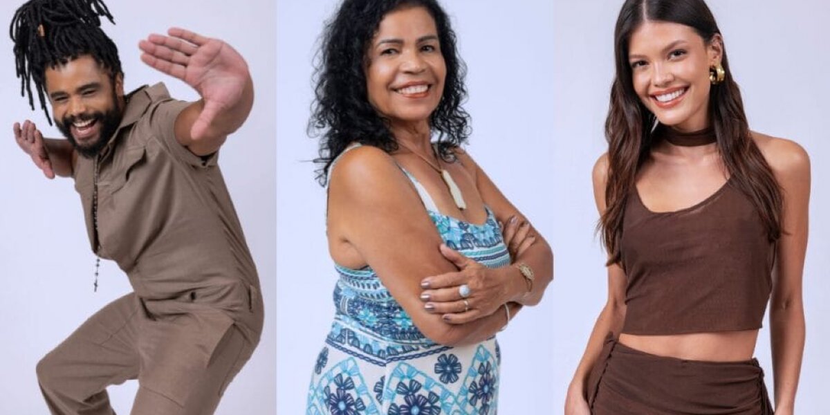BBB 25: Diogo Almeida, Vitória Strada e Vilma formam o Paredão da semana