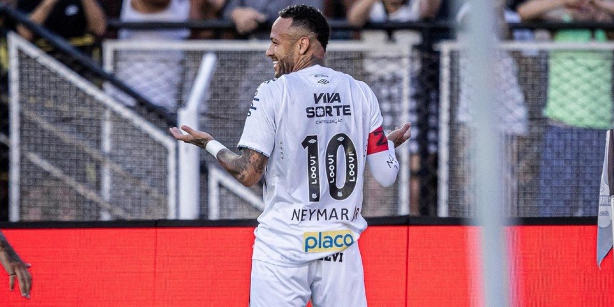 Mágico: Neymar marca gol antológico e comanda vitória do Santos