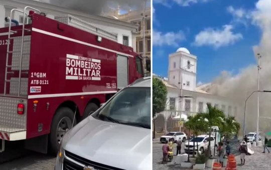 Comandante do Corpo de Bombeiros detalha incêndio na Câmara Municipal de Salvador