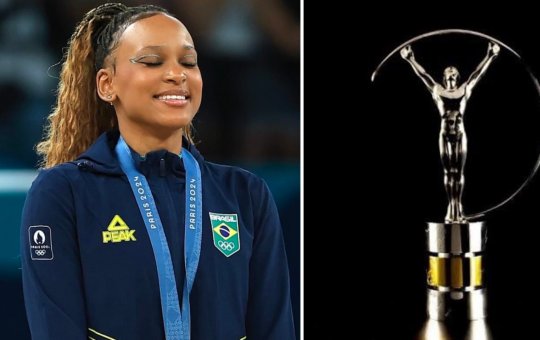 Ginasta brasileira Rebeca Andrade é indicada para 'Oscar dos esportes'