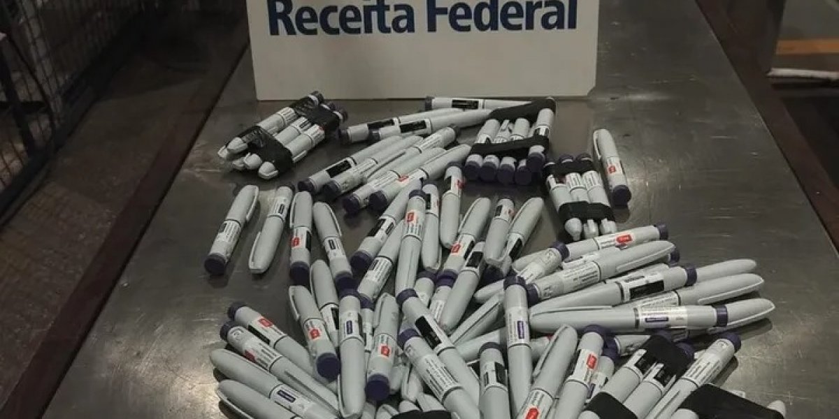 Baiano é flagrado com 100 canetas de Mounjaro no Aeroporto de Salvador