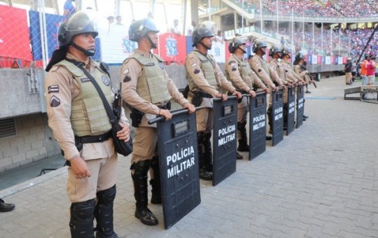 Jogo do Bahia na Libertadores terá esquema de segurança com 391 policiais militares