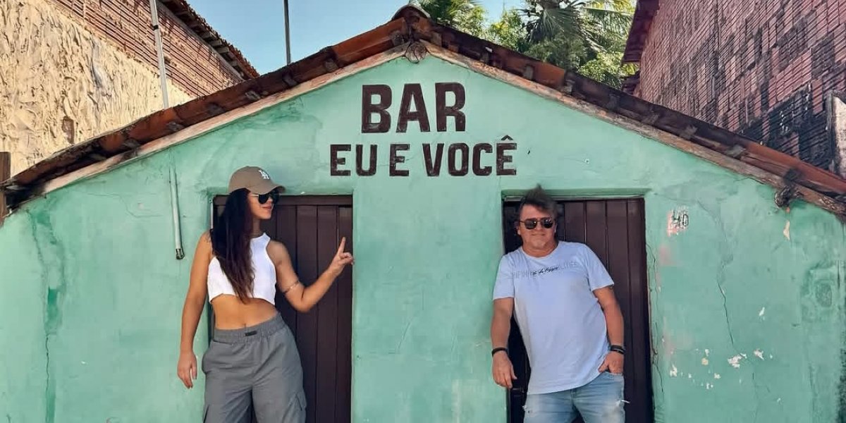 Pai de Luisa Sonza vive romance com mulher 27 anos mais nova