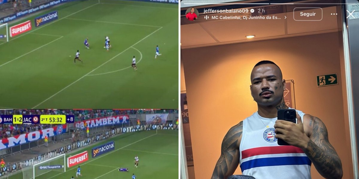Atacante que alfinetou o Bahia e perdeu gol cara-a-cara posta foto com camisa do Esquadrão