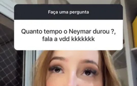 Modelo causa polêmica ao falar sobre encontro com Neymar