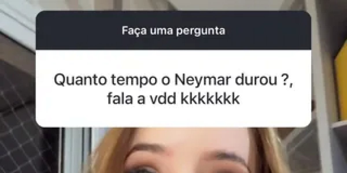 Modelo causa polêmica ao falar sobre encontro com Neymar