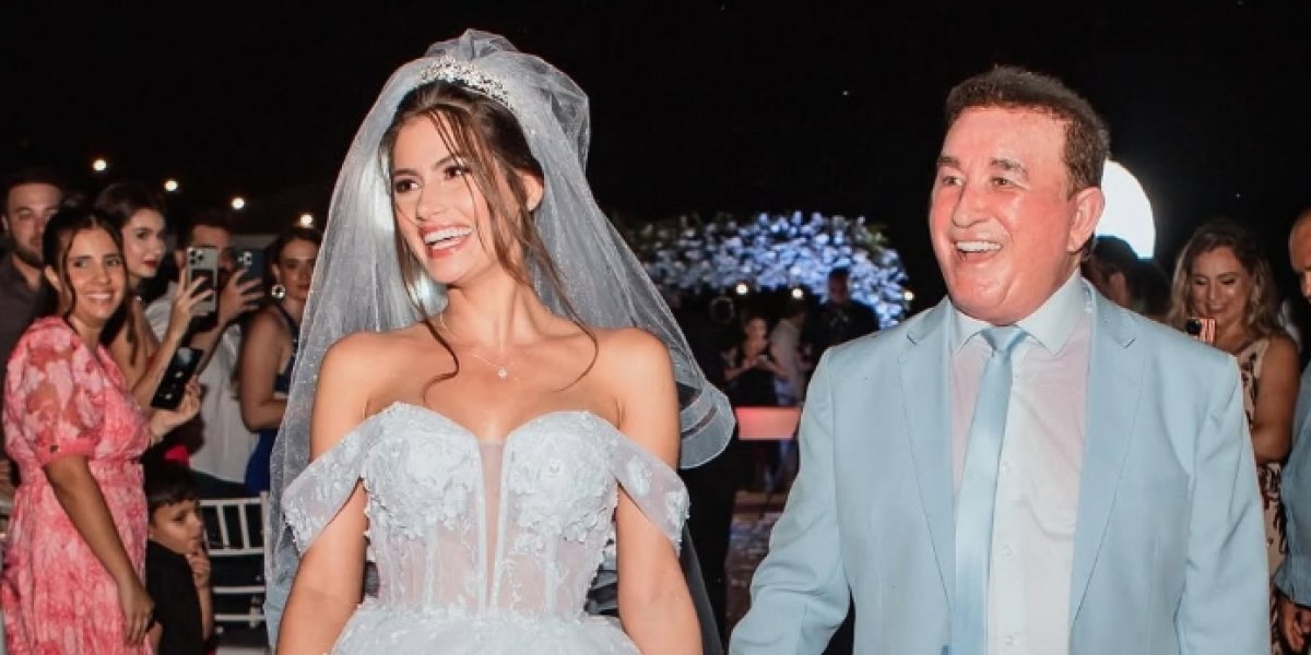 Convidadas protagonizam momento de tensão em casamento de Amado Batista