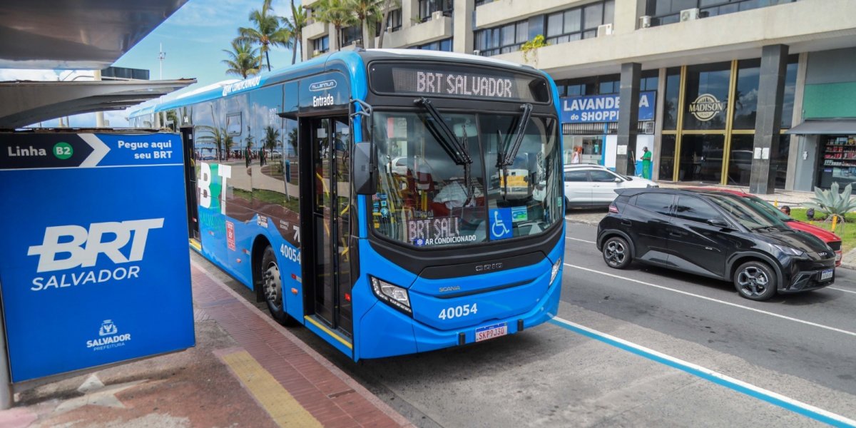 Ampliação da linha B2 do BRT chega ao Rio Vermelho; confira o novo itinerário