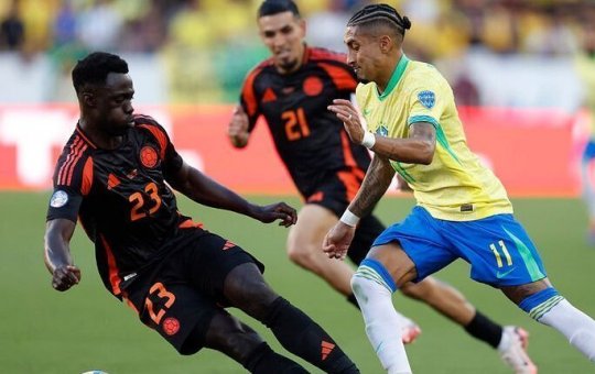 Brasil recebe Colômbia para mais um duelo da eliminatória para a Copa