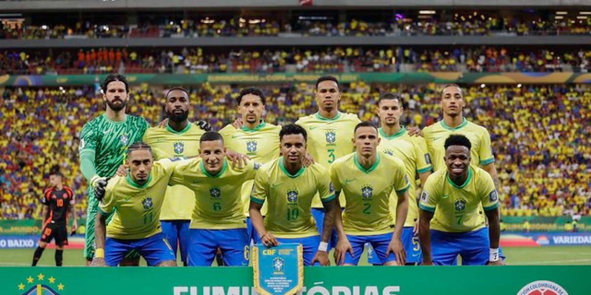 Com grande atuação de Vini Jr., Brasil vence a Colômbia