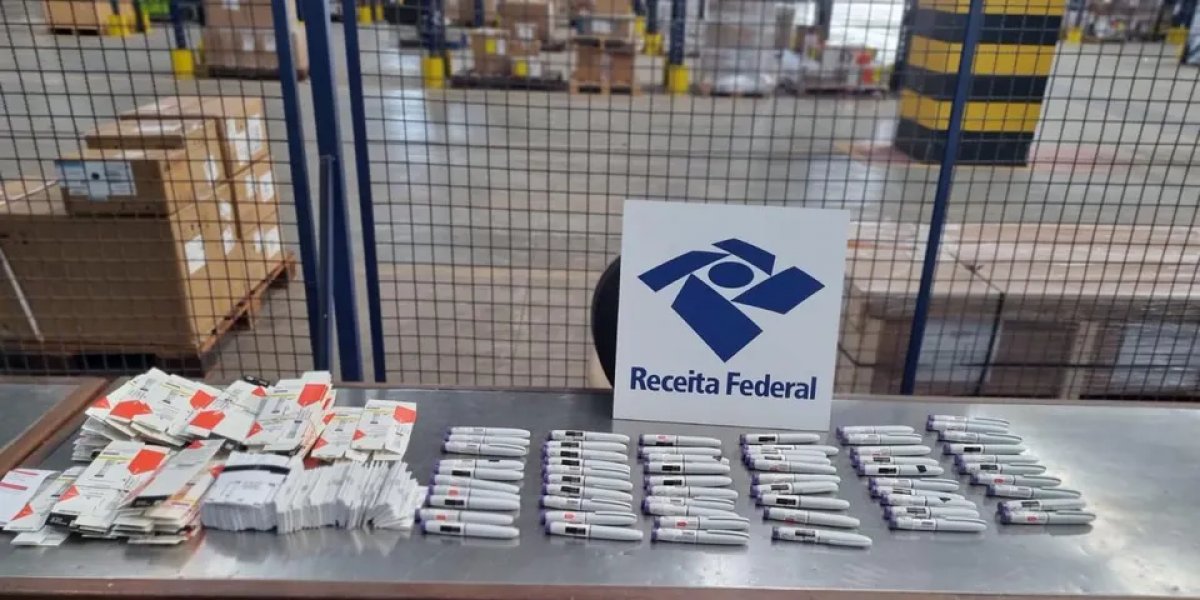 Receita Federal apreende 60 canetas de Mounjaro no Aeroporto de Salvador