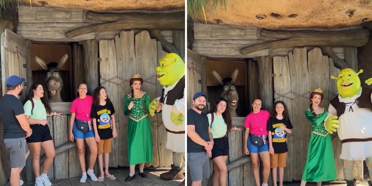 Burro, de Shrek, faz piada com turistas de Curitiba e vídeo viraliza nas redes