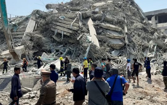 VÍDEO: Terremoto de grande magnitude abala Bangkok e  provoca desabamento de prédio