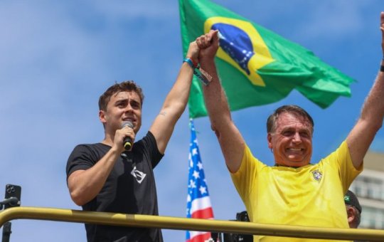 Bolsonaro e Nikolas Ferreira zombam de ato contra a anistia na Av. Paulista