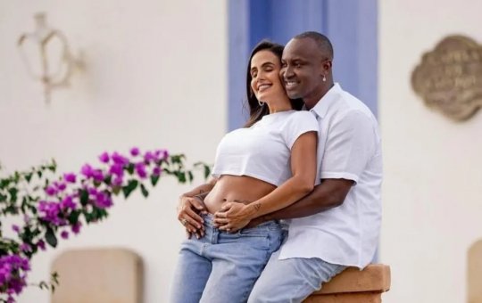 Fofura! Thiaguinho aparece em vídeo emocionado ao ver ultrassom do primeiro filho