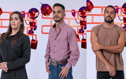 BBB 25: Daniele Hypolito, João Pedro e Maike estão no 13º Paredão