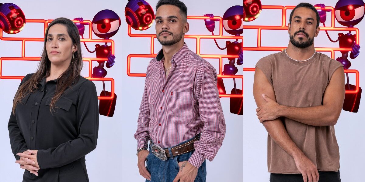 BBB 25: Daniele Hypolito, João Pedro e Maike estão no 13º Paredão