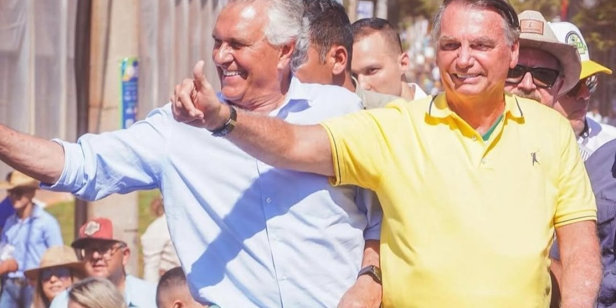 Caiado marca presença em ato pró-anistia ao lado de Bolsonaro