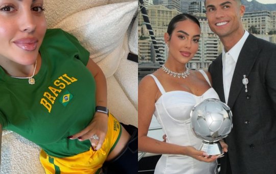Esposa de Cristiano Ronaldo surpreende seguidores ao surgir com look do Brasil nas redes sociais