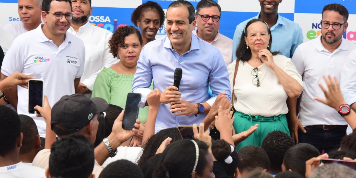 Prefeitura de Salvador chega à 30ª escola inaugurada desde 2021 com unidade na Mata Escura