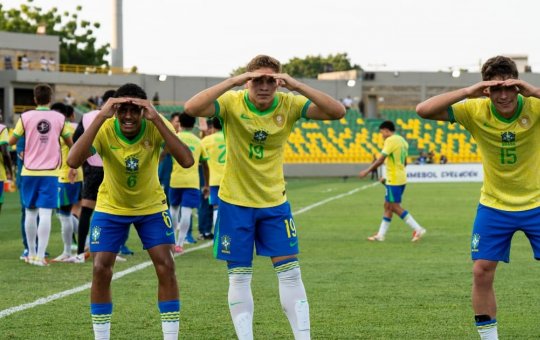 Dupla de 'Pivetes de Aço' do Bahia, decide jogo e classifica o Brasil Sub-17 para a final