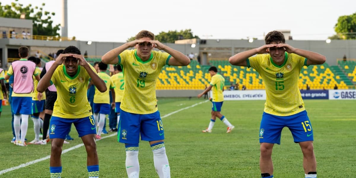 Dupla de 'Pivetes de Aço' do Bahia, decide jogo e classifica o Brasil Sub-17 para a final