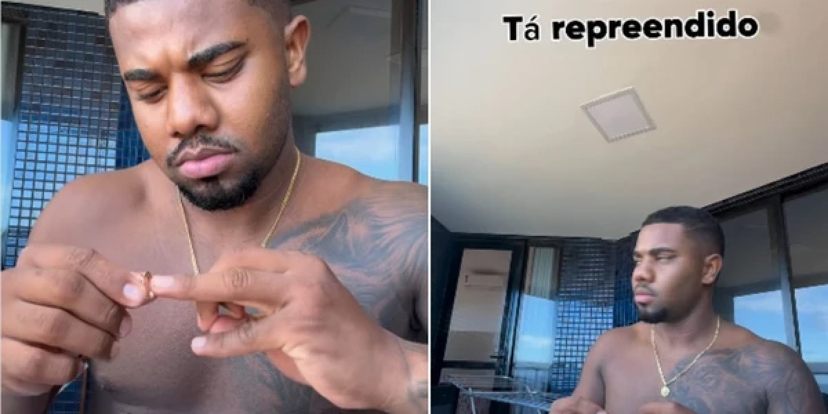 Davi Brito debocha de casamento após término com a ex-namorada: "Tá repreendido"